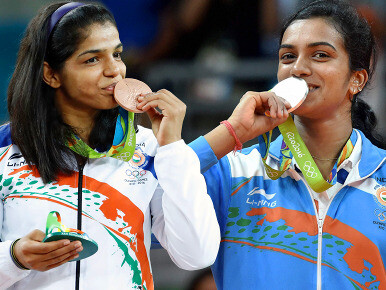 Sakshi Malik  - PV Sindhu