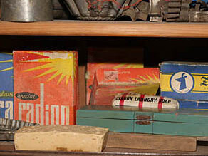 Reconstruction of a shop with mixed goods. Courtesy of Velenje Museum