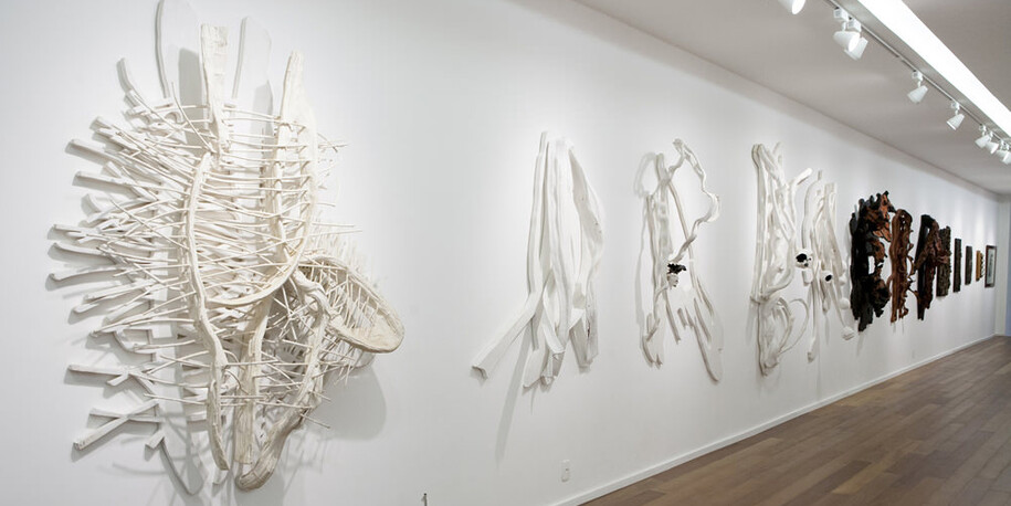 Frans Krajcberg, Exhibition view. Courtesy of Galeria Frente