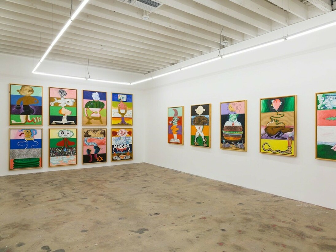 Ray Smith Studio, Exhibition view. Courtesy of Nina Johnson 