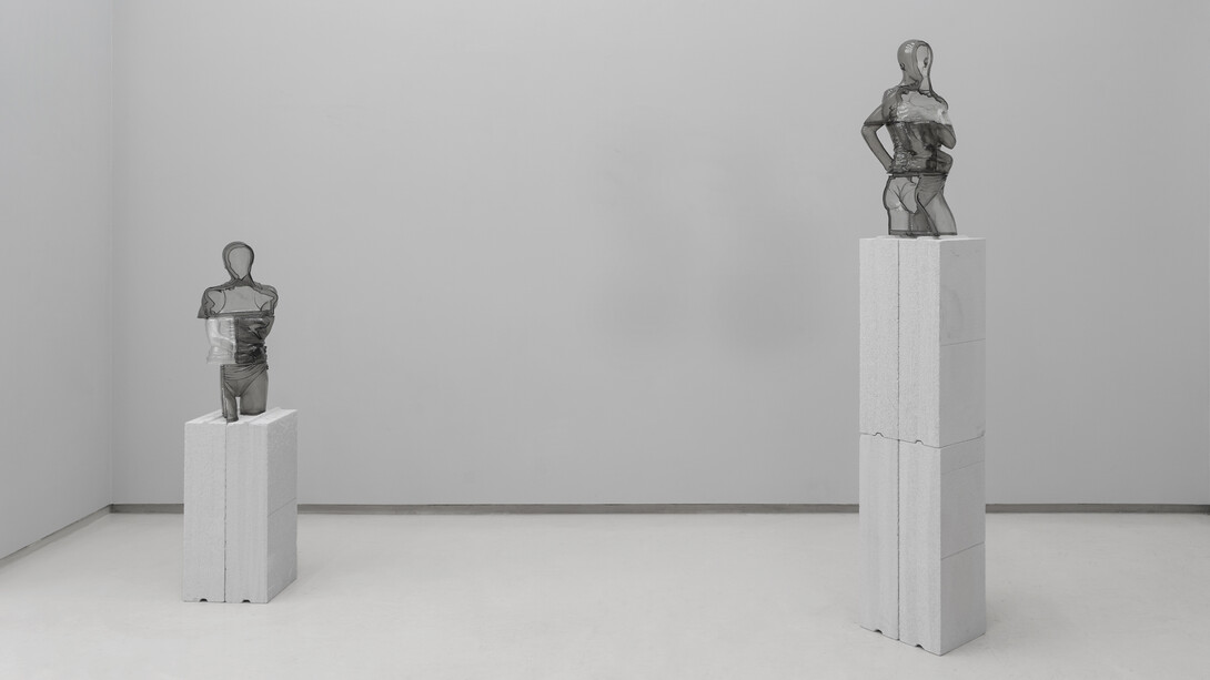 Anna-Lena Krause e Viktor Petrov, Through invisible walls, veduta della mostra. Per gentile concessione della Galleria Tempesta