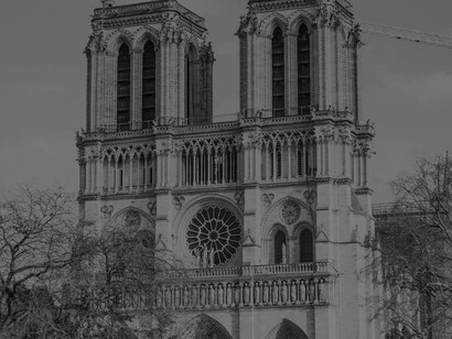 Notre Dame church in Paris, France