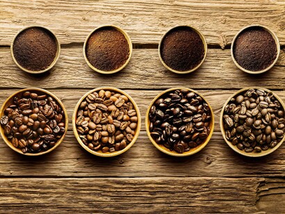 Different kinds of coffee