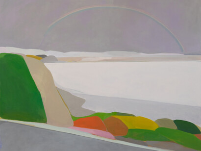 Karen Smidth, They walked on the rainbow. Courtesy of Maybaum Gallery