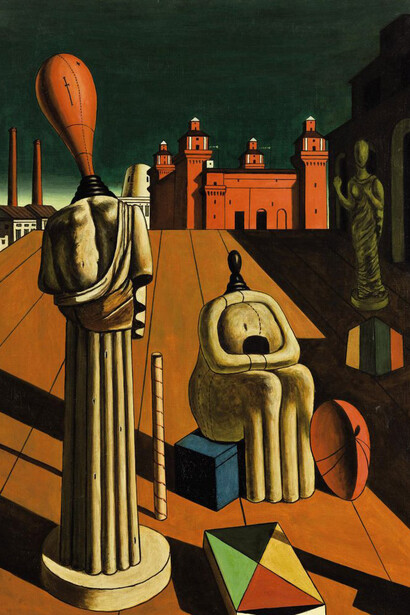 Giorgio de Chirico, Las musas inquietantes, 1916-18