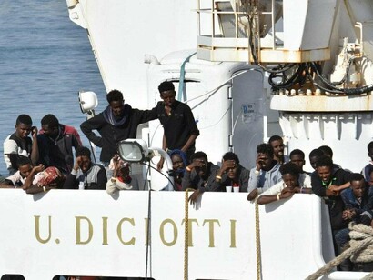 Migranti sulla nave Diciotti