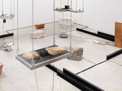 Tarek Atoui, Improvisation in 10 days, exhibition view. Courtesy of Pirelli HangarBicocca