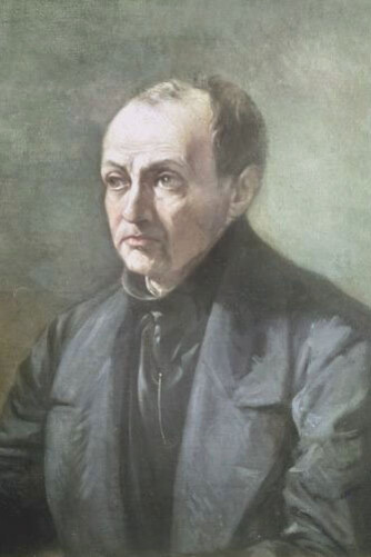 Portrait of Auguste Comte by Louis Jules Etex