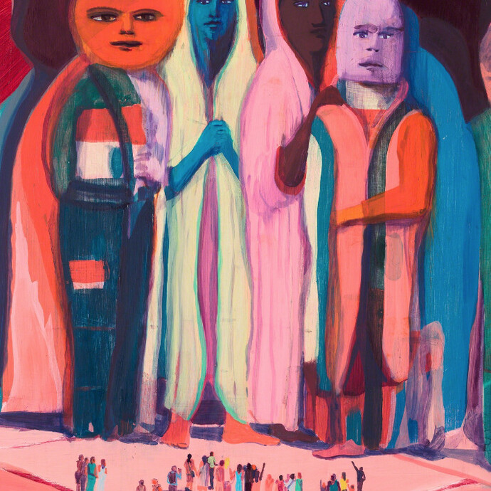 They Cast Long Shadows. Courtesy of Victoria Miro Gallery