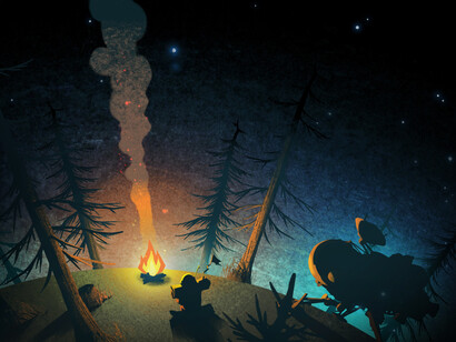 Imagen del videojuego 'Outer Wilds' publicado por Annapurna Interactive