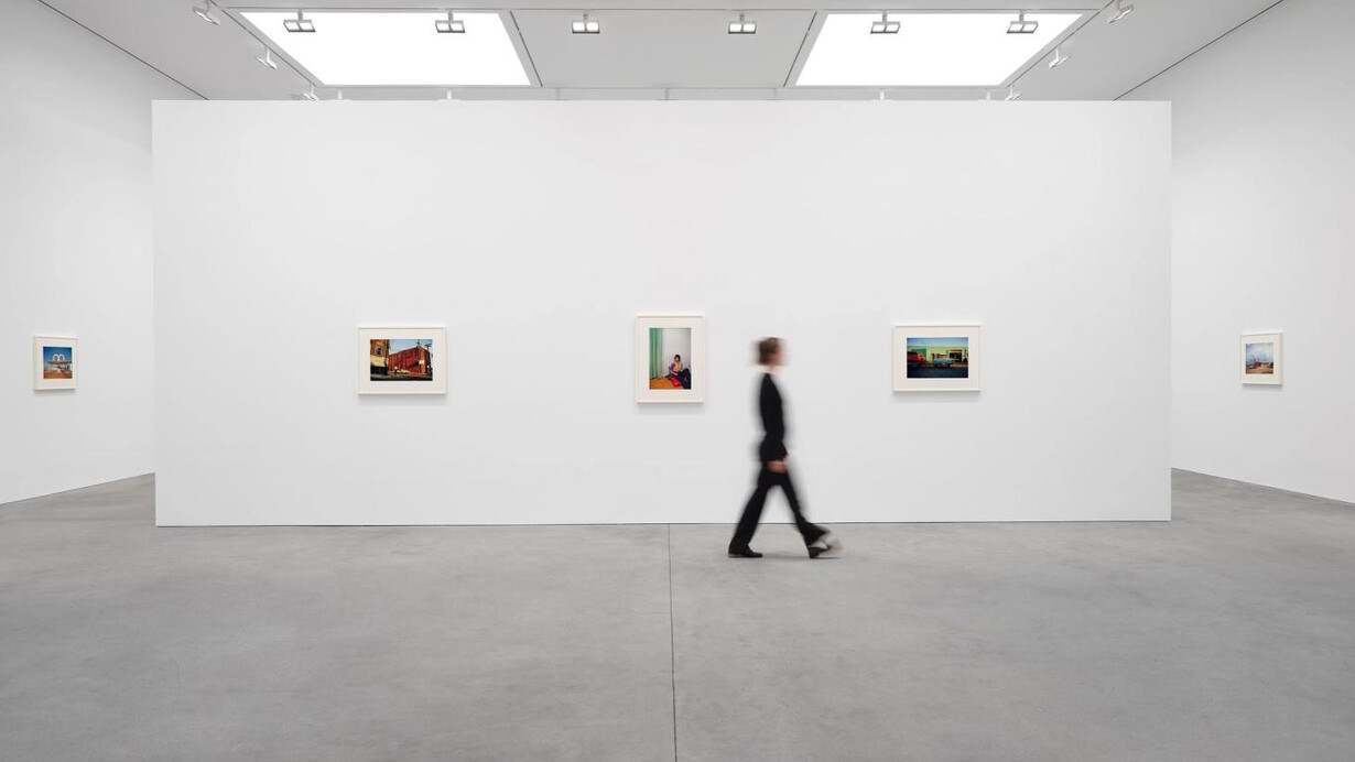 William Eggleston, The last dyes, exhibition view. Courtesy of David Zwirner