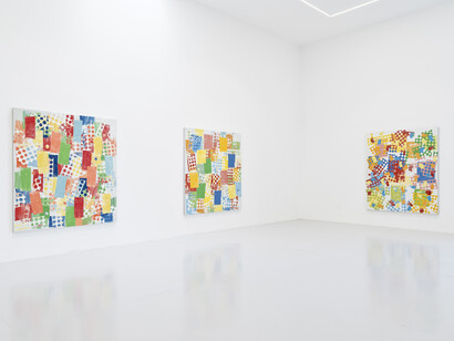 Yves Zurstrassen, Blooming, vue d'exposition. Avec l'aimable autorisation de Ceysson et Galerie Bénétière