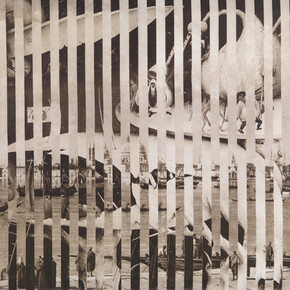 3_Jiri Kolár (1914-2002), Ricordo di Venezia, 1969, emulsione fotografica su tela, Collezione Mauro Stefanini, Galleria Open Art, Prato. Courtesy of Galleria Civica di Modena