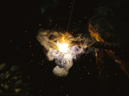 The energy of fire illuminated the universe