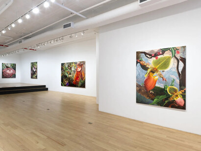 Kate Bickmore, On the precipice, exhibition view. Courtesy of Chart Gallery