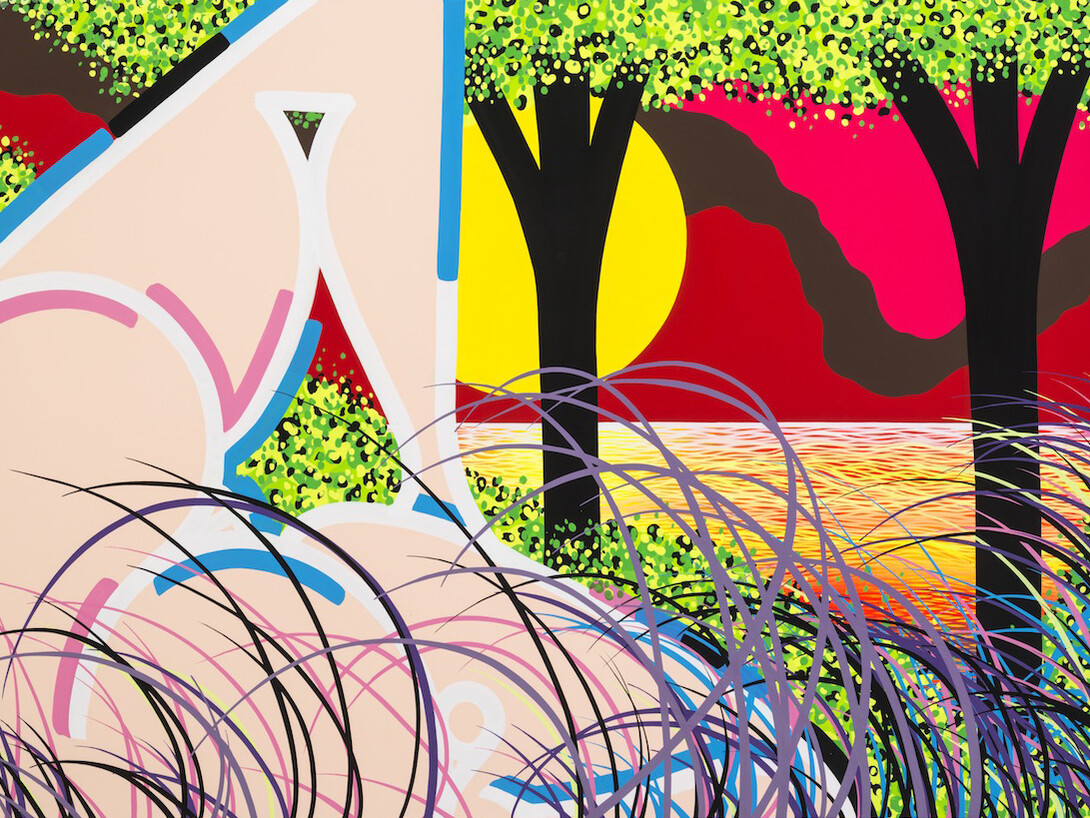 Sam Friedman, Untitled (30), 2014, Acrylic on canvas, 60 x 84 inches, 152.4 x 213.4 cm