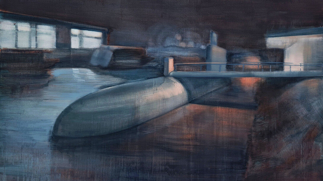 Indrė Rybakovaitė, U-Boot Museum in Hamburg, 2023. Courtesy of Pamėnkalnio Gallery