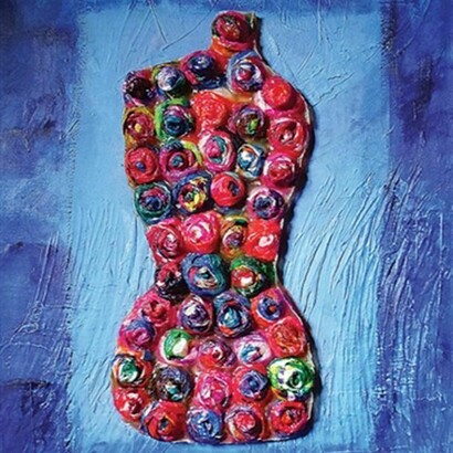 Barbara Palka Winek, Requiem for a Dream, Mixed Media on Canvas, 55" x 39.5"