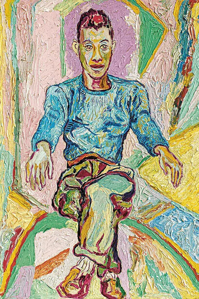 Beauford Delaney, James Baldwin, vers 1945 - 1950. Courtoisie du Centre Pompidou