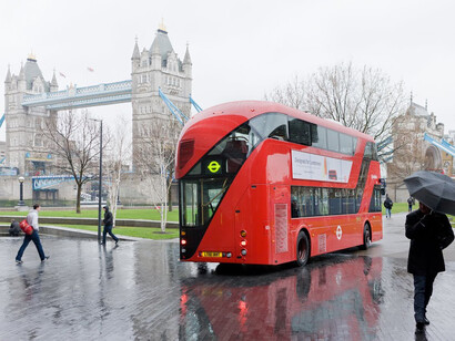 Heatherwick Studio, New Bus for London, 2010–12. Photo: Iwan Baan