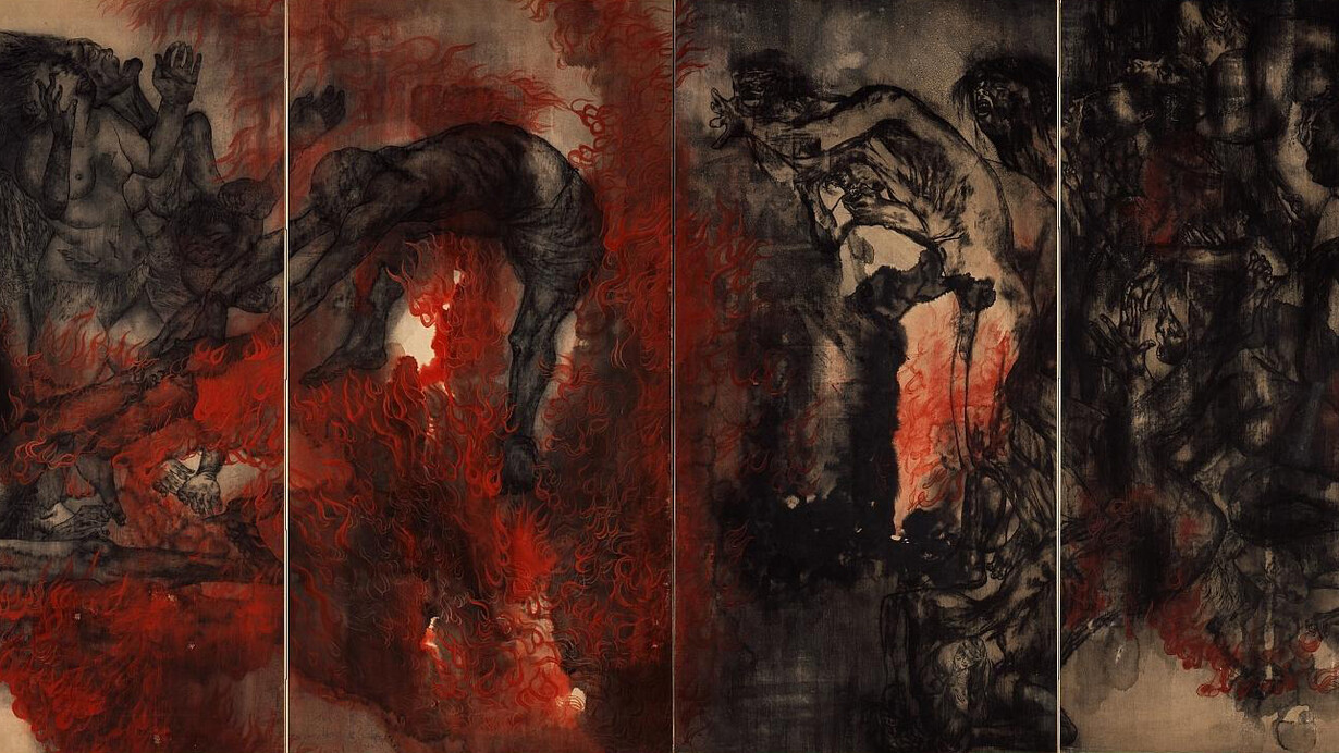  Fukushima 7 - Fire (Panel II) from Hiroshima Panels