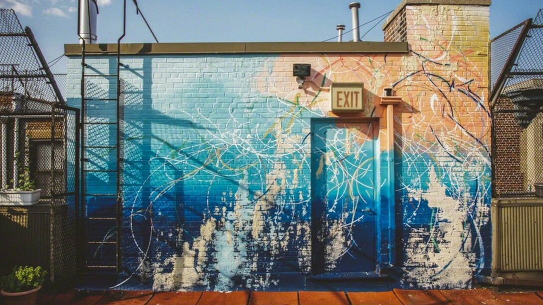 José Parlá, Exhibition view.Courtesy of RxArt