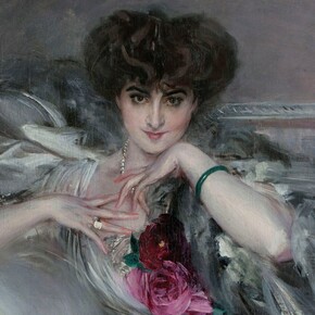 Giovanni Boldini, Ritratto della principessa Radziwill, olio su tela, 82 x 91 cm. Collezione privata. Courtesy of Palazzo Martinengo