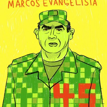El mural de la vergüenza: Marcos Evangelista, responsable de 45 asesinatos
