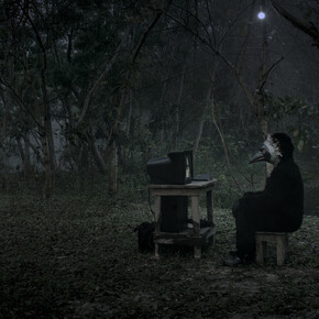 Soumya Sankar Bose, A discreet exit through darkness (detail). Courtesy of Kunstraum Niederoesterreich