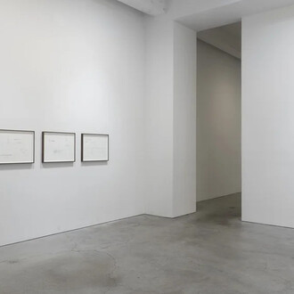 Raven Chacon, Scores for coming storms, exhibition view. Courtesy of Sikkema Malloy Jenkins