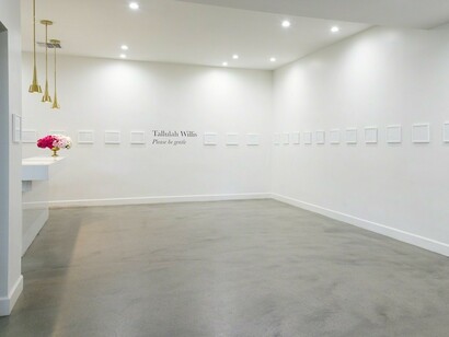 Tallulah Willis. Please be gentle, exhibition view. Courtesy of Eric Buterbaugh Gallery