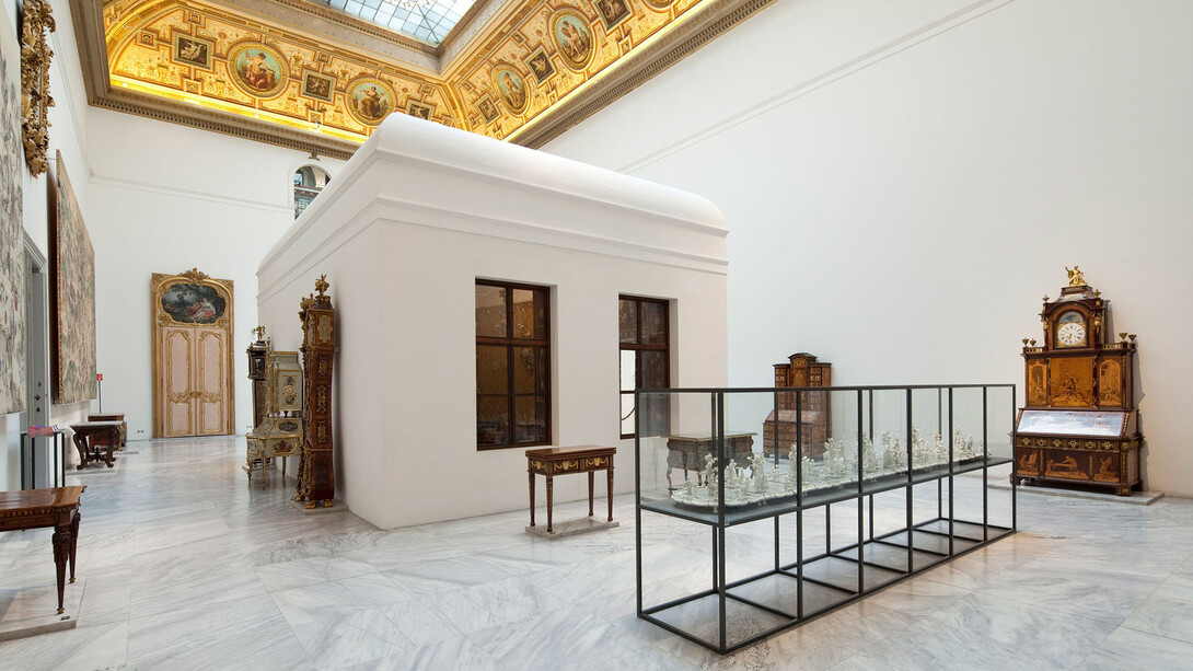 Barock rokoko klassizismus, ausstellungsansicht. Mit freundlicher genehmigung des Museum für angewandte Kunst