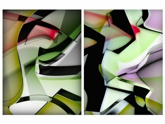 Thomas Ruff, 2013, C-print, in two parts, Each panel: 94 1/2 x 72 7/8 inches (240 x 185 cm), Edition of 4. © Thomas Ruff. Courtesy of the artist and Gagosian Gallery