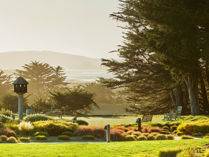 The appeal is more “beautiful coastal retreat” than flashy luxury hotel. Photo by © Caitlin Atkinson