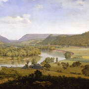 George Inness, Delaware water gap, 1930. Courtesy of Montclair Art Museum 