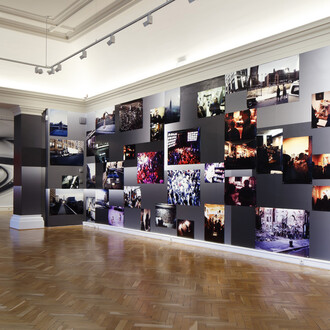 Peter Kogler, Alphabet city, exhibition view. Courtesy of Francisco Carolinum Linz