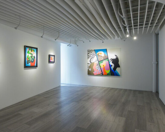 Go Yayanagi, exhibition view. Courtesy of Whitestone Gallery