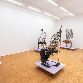 Richard Dial, Wise spirit, exhibition view. Courtesy of March Gallery. Photo by Cary Whittier