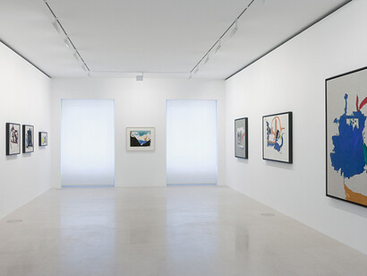 Helen Frankenthaler, Exhibition view. Courtesy of Gagosian