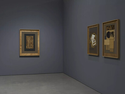 Louise Nevelson, Shadow dance, exhibition view. Courtesy of Pace Gallery