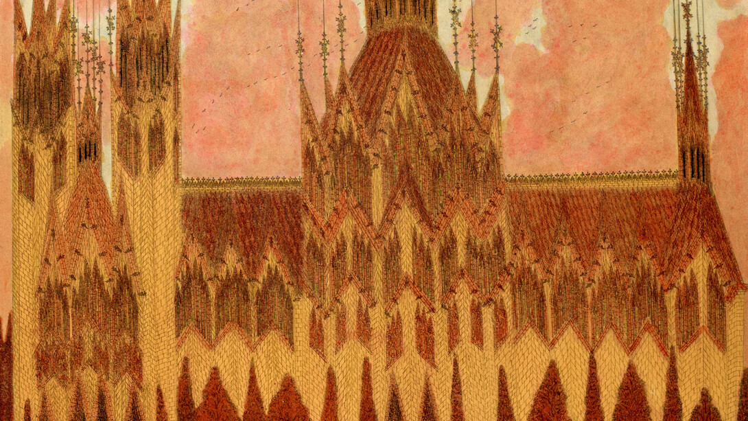 Marcel Storr, Untitled, 1964, Pencil, colored ink and varnish on paper, 11.81 x 14.57 inches (30 x 37 cm)