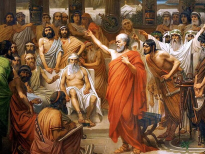 Socrates Address, Louis Joseph Lebrun (1867)
