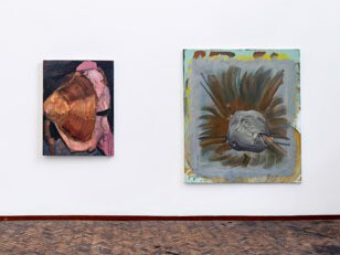 Lotta Tol and Lulu Chiadmi, Thumb through the sleeve, exhibition view. Courtesy of Gerhard Hofland