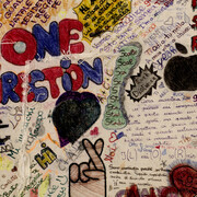 Oscar Murillo, Frequencies, 2013-ongoing, detail. Courtesy the artist