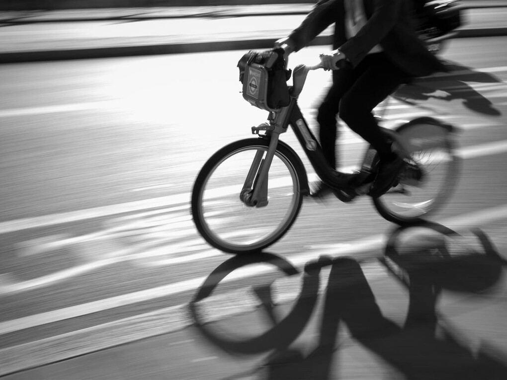 Justin Cliffe, Boris Biking, Digital C Print, 16" x 20"