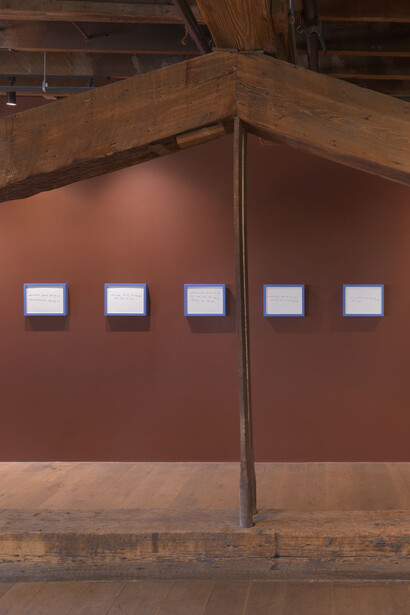 Finnegan Shannon, There's no me without you, exhibition view. Courtesy of Pioneer Works