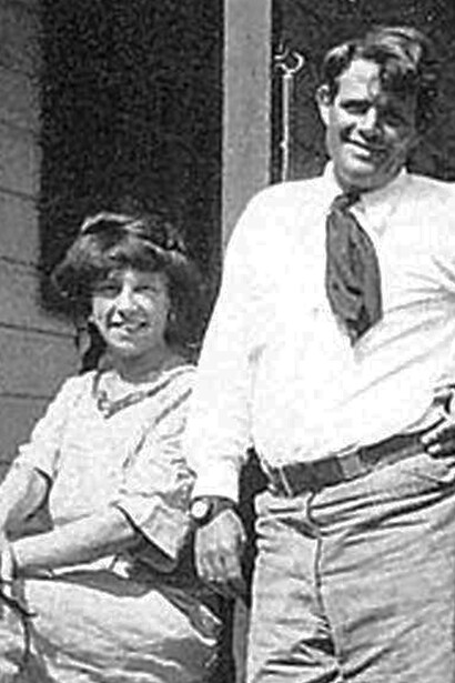 Jack London e la moglie Charmian