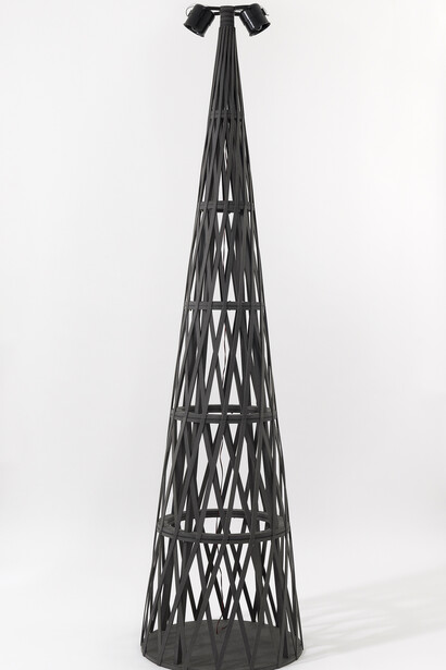 Ângela Ferreira, Talk Tower for Ingrid Jonker, 2012, MDF, speakers, sound, 280 x 70 x 70 cm, Unique piece. © the artist, Courtesy of Marlborough Contemporary