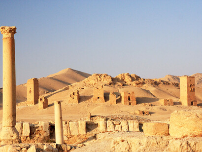 Reperti archeologici a Palmira