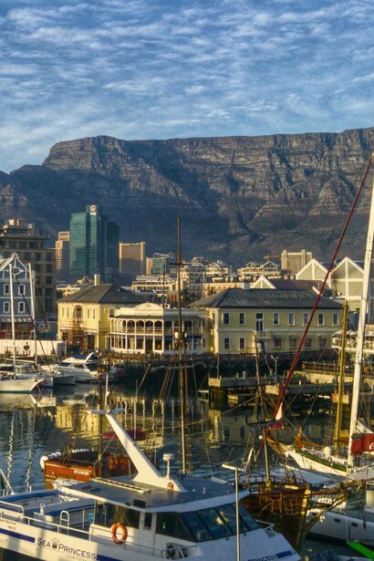 The pier, a popular tourist destination, Cape Town, South Africa